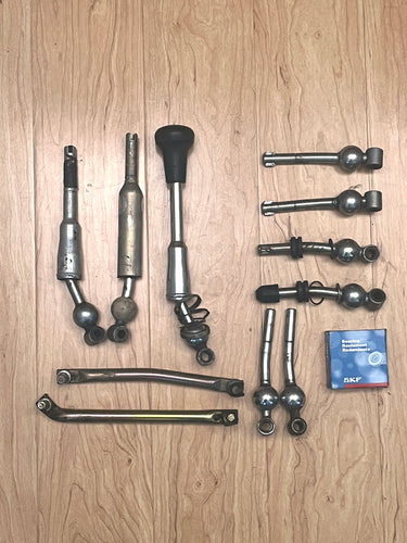 BMW GEAR SHIFT Enthusiast Set-1990's Era & earlier Mixed Levers & Rods (FOR PARTS)